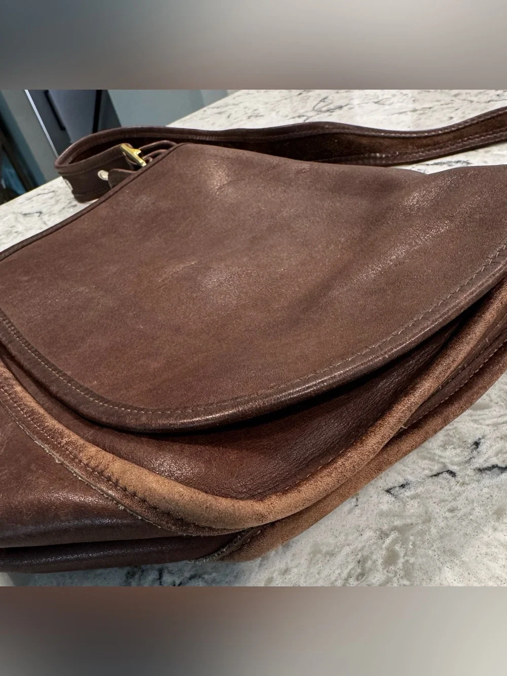 Vintage Coach Women's Leather Brown Bag L4C- 9956 Purse